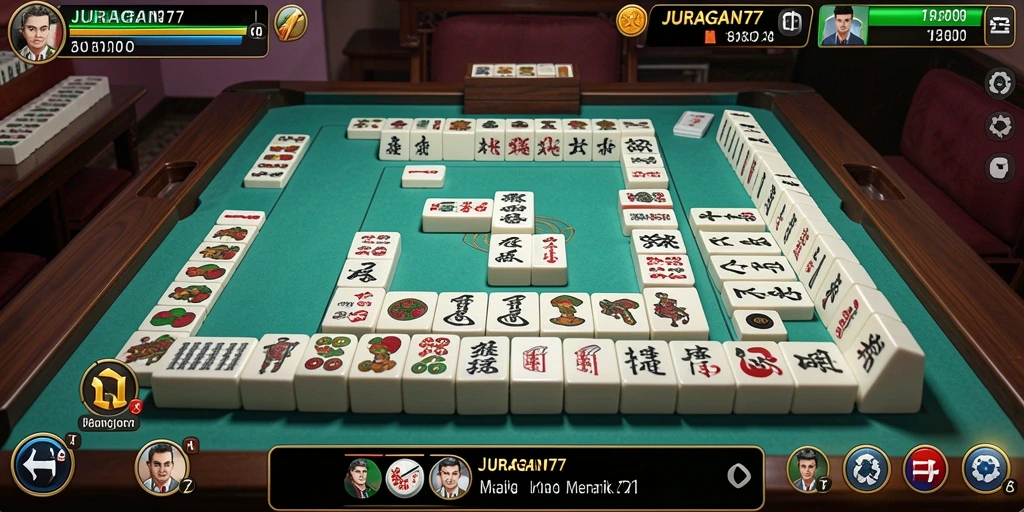 Screenshot <strong>JURAGAN77</strong> menampilkan gameplay Mahjong yang seru dan menantang.