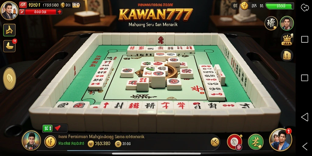 Gameplay KAWAN777 menampilkan ubin Mahjong yang colorful dan interaktivitas yang menyenangkan.