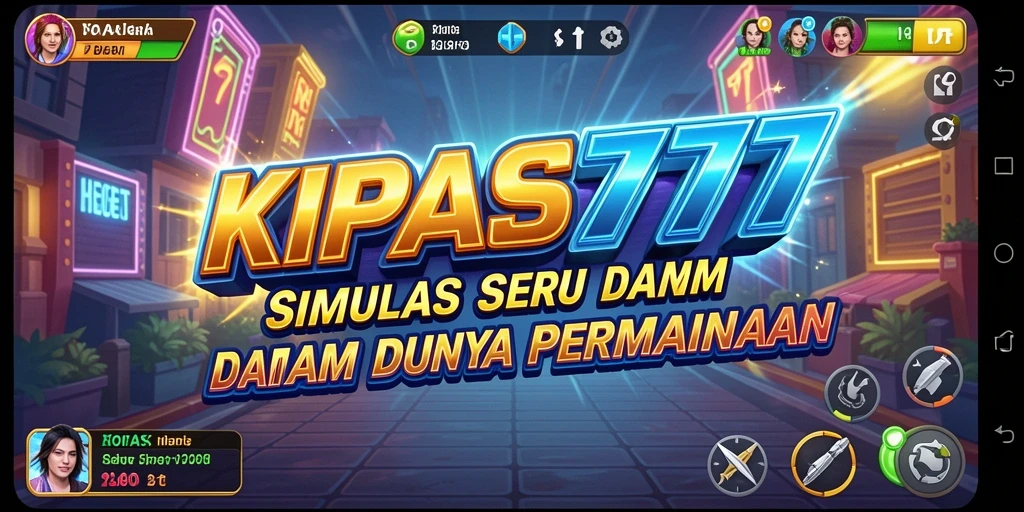 Screenshot menampilkan gameplay menarik KIPAS777 dalam mode simulation.