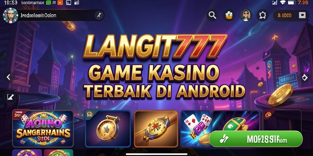 Tampilan seru dari gameplay Kasino di LANGIT777.
