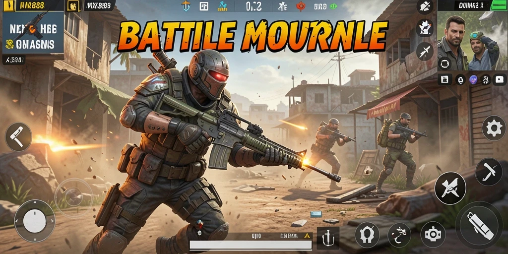 Gameplay aksi Battle Royale yang mendebarkan di NX888.