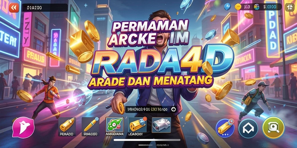 Tampilan menarik dari gameplay PRADA4D di dunia arcade.