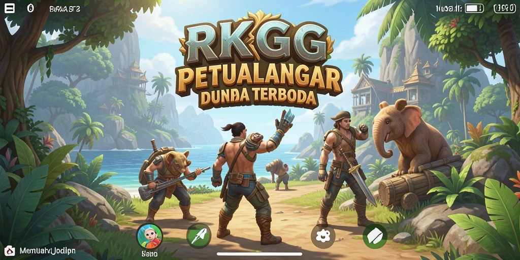 Gameplay seru dan mendebarkan dalam dunia terbuka RKGG.