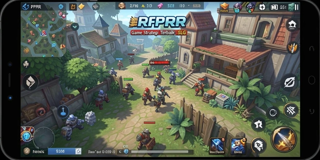 Tangkapan layar RPRR menunjukkan aksi mendebarkan dalam gameplay SLG.