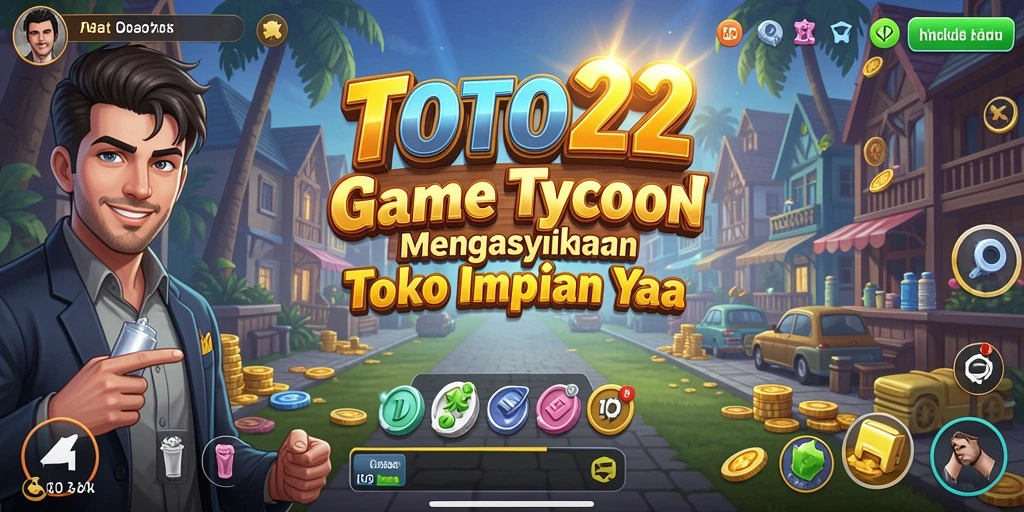 Tangkapan layar gameplay TOTO22 yang menunjukkan toko yang berkembang.